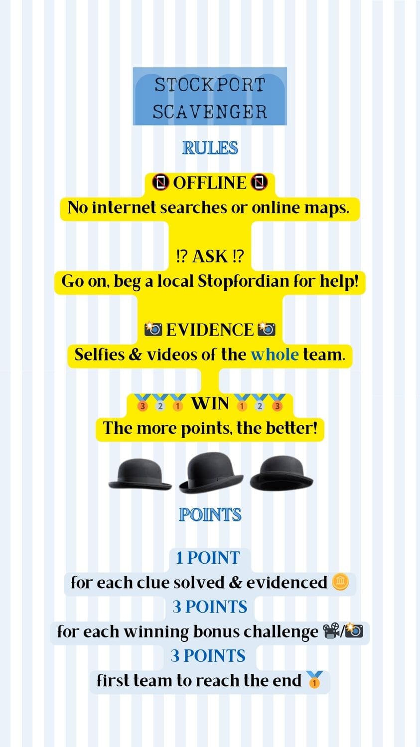 Scavenger Hunt Starting Rules